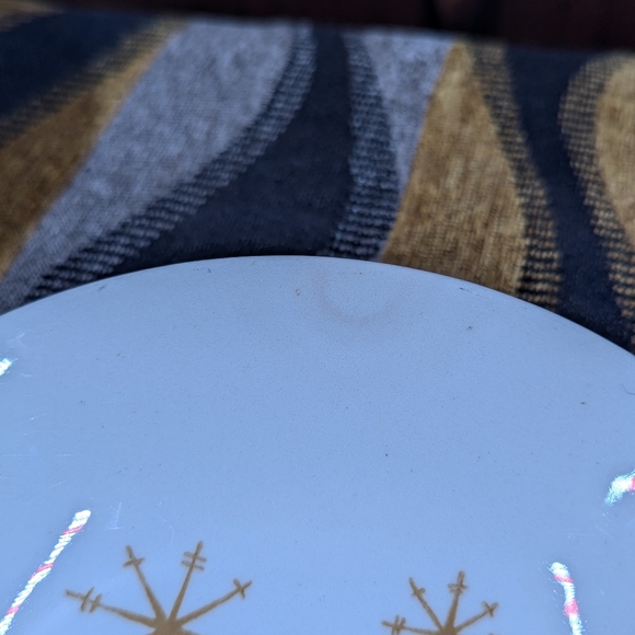 2 pcs. Vintage Star Glow Fruit Dish By Royal China Atomic Space Age MCM - Picture 5 of 7